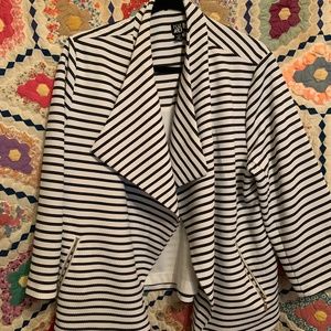 Black and White Spring Blazer